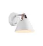 DFTP by Nordlux Strap 15 Vägglampa Metall och Leather Vit | Passande för GU10