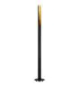 Eglo Golvlampa Barbotto Stål Svart, Guld 4.5W 345lm - 830 Varm Vit | Passande för GU10