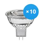 Flerpack 10x Noxion LED Spot GU5.3 MR16 7.5W 621lm 36D - 830 Varm Vit | Dimbar - Ersättare 50W